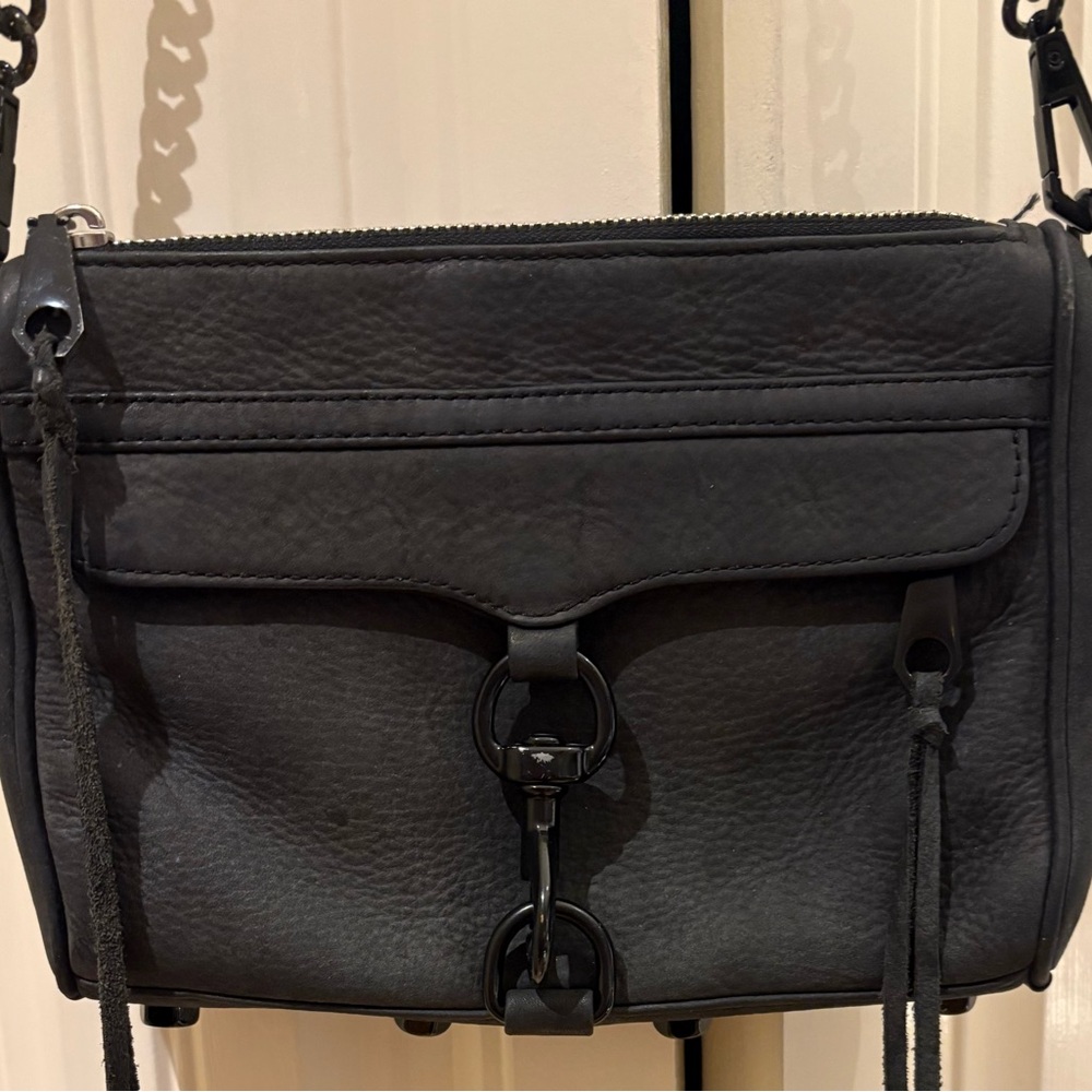Rebecca Minkoff Black Leather Crossbody Bag